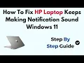 Lagu Hoe u het probleem met een HP laptop kunt oplossen, waarbij het meldingsgeluid blijft klinken in ...