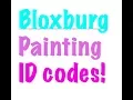 UnicornDonutz 7 Painting ID codes for Bloxburg Roblox