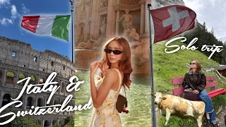 MY SOLO TRIP TO ITALY & SWITZERLAND! | ROWVERY TRINIDAD