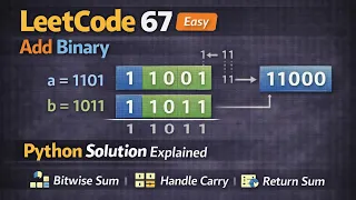 Leetcode 67 Add Binary python solution