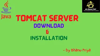 Tomcat Server Download Installation Advanced Java BhanuPriya