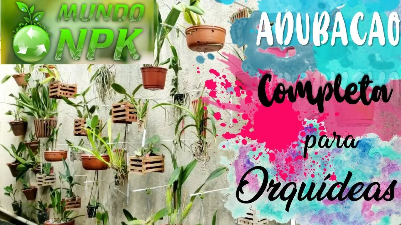 ADUBAÇÃO COMPLETA PARA ORQUÍDEAS MUNDO NPK