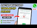 Download Lagu Cara Daftar Whatsapp tanpa nomor Hp pribadi