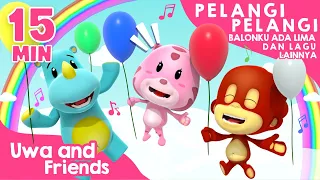 pelangi pelangi balonku ada lima dan lagu lainnya 15 menit kompilasi lagu anak indonesia