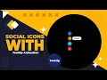 How to create animated share button with tooltip animation CSS Tutorial