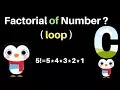 C Program to Find Factorial of a Number Using Loop July 2019 Simple Coding Example