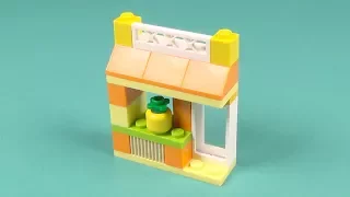 Lego Orange Shop Building Instructions - Lego Classic 10709 "How To"