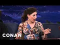 Mayim Bialik s Parents Ambushed Conan In The Dark CONAN on TBS