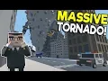 MOST POWERFUL TORNADO RIPS THROUGH CITY - Tiny Town VR Gameplay