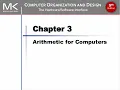 Chapter 3 Arithmetic for Computers - Computer Organization and Architecture Course