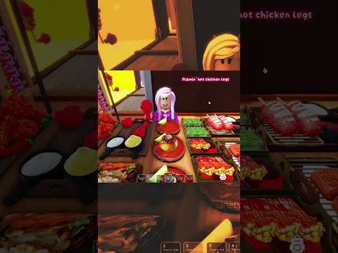 ASMR Roblox Mukbang | Janet and Kate Shorts