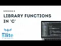 08 C LIbrary Functions