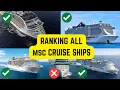 Lagu All MSC Cruise Ships Ranked WORST to BEST  (2025 Edition!)