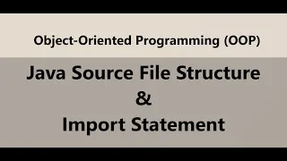 Java Source File Structure Import Statement