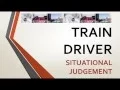 How to Become a Trainee Train Driver Situational Judgement Tests