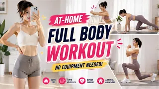 💛 FULL BODY FAT LOSS! ✨ 10 Min No-Equipment Home Workout for Girls ✨