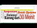 Download Lagu Penyelesaian Laporan stock opname
