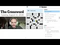 TUESDAY Trying not to go on Auto-Check Pt 19 NYT New York Times Crossword August 10 2026