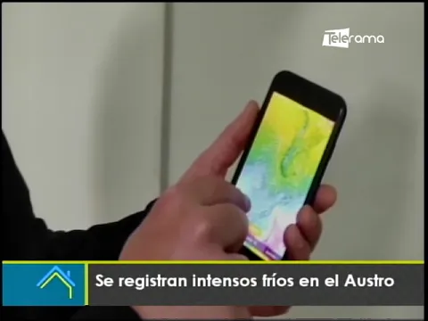 Se registran intensos fríos en el Austro