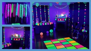 Neon Glow Party on a Budget Dollar tree and Amazon items