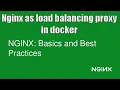 Nginx As Load Balancing Proxy with Docker Nginx Docker Tutorial