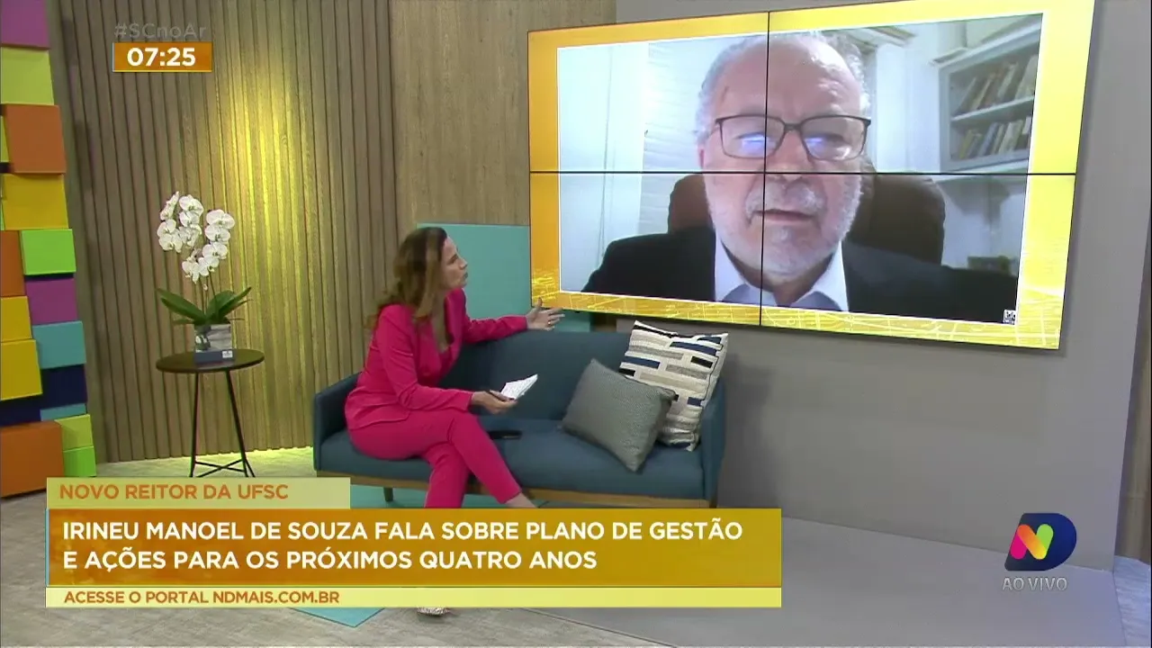 Novo reitor da UFSC fala sobre plano de gestão e ações para os próximos quatro anos