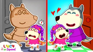 📦❤️Lucy Crea a Sus Padres de Cartón y Descubre el Verdadero Amor Familiar+ Más🌈@LucyEnEspanol