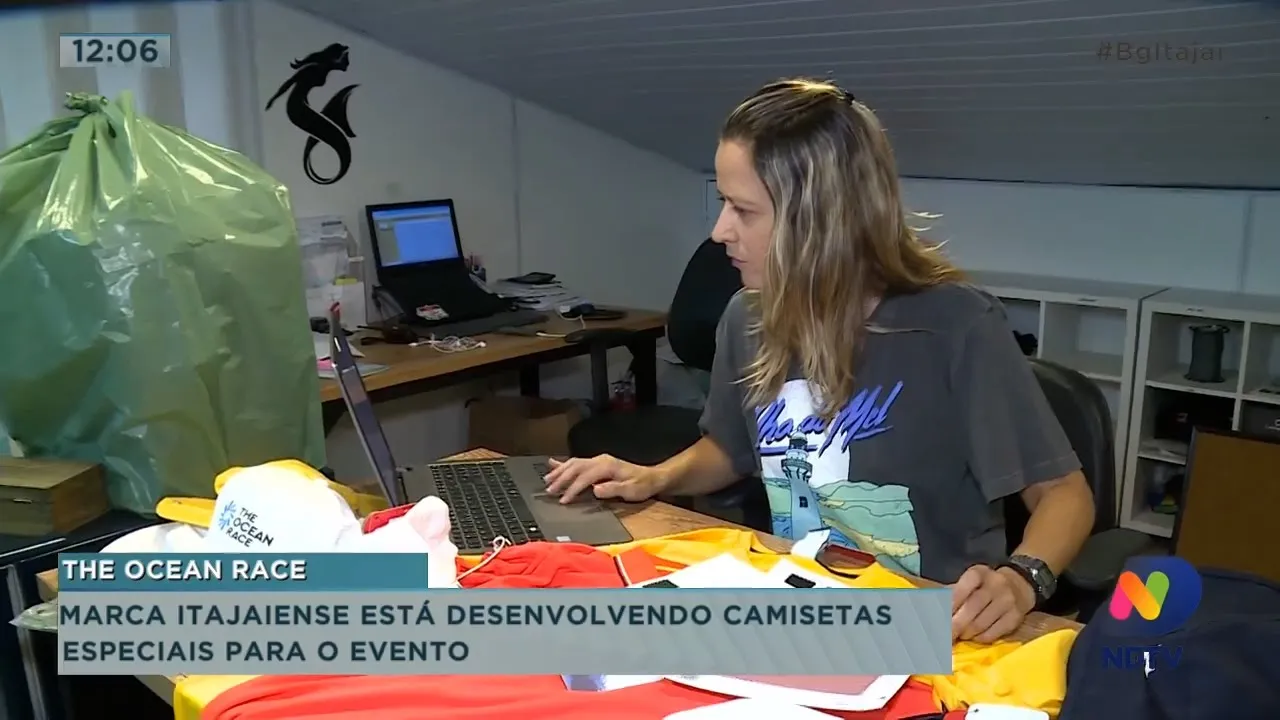 Marca Itajaiense está desenvolvendo camisetas especiais para o evento, a The Ocean Race