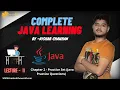 Lecture 11 Chapter 2 - Practice Set Java Practice Questions