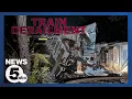 16 car train derailment in Ravenna crews to clean up throughout the night