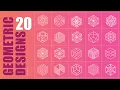 Geometric Patterns Drawing Easy Geometric designs in Illustrator Hexagon Patterns
