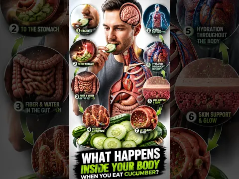 Eat Cucumber What REALLY Happens Inside Your Body When You #Shorts #Viral #Trending