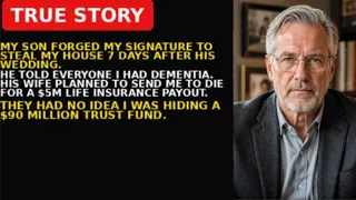 My Son Forged My Signature To Steal My House He Had No Idea About My 90M Trust