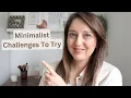 Minimalist Challenges to try Declutter Your Life Minimalist Living
