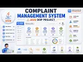 Complaint Management System Using Java OOP-Based Java Project for Beginners Students Java