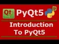 Introduction To PyQt5 And Our First GUI Window