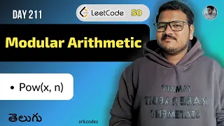 Leetcode 50 Pow x n Explained in Telugu 4 Python Approaches Python DSA srkcodes