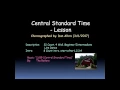 Central Standard Time Lesson