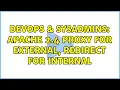 DevOps SysAdmins Apache 2 4 Proxy for External Redirect for Internal 2 Solutions