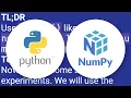 Performance of Numpy Array vs Python List over 1D matrix Vector