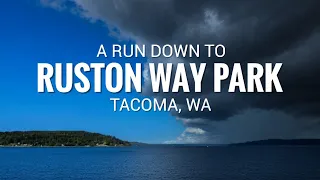 POV Scenic Run to Ruston Way Waterfront Park Tacoma WA