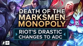 The Death of the Marksmen Monopoly: Riot's drastic changes to ADC