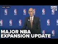 NBA Commissioner Adam Silver gives major expansion update on teams in Seattle and Las Vegas
