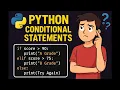 Python Conditional Statements Explained If Else Elif