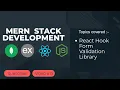 React JS React Hook Form Validation Name Email Password Best Form Library