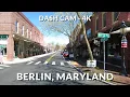 Berlin Maryland 4K Drive A Visual Feast of Small-Town Charm and Historic Beauty City Tour