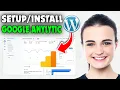 How to install google analytics on wordpress Track website Traffic Data