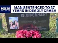 Father sentenced to 37 years in deadly crash caused by teenage son