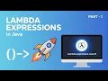 Lambda Expression in Java Explained Understanding Functional Interface and anonymous inner class