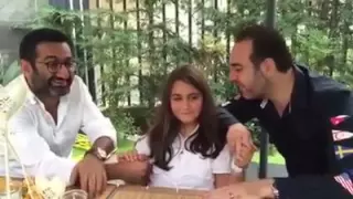 وائل جسار يغني لابنته مع جورج خباز 